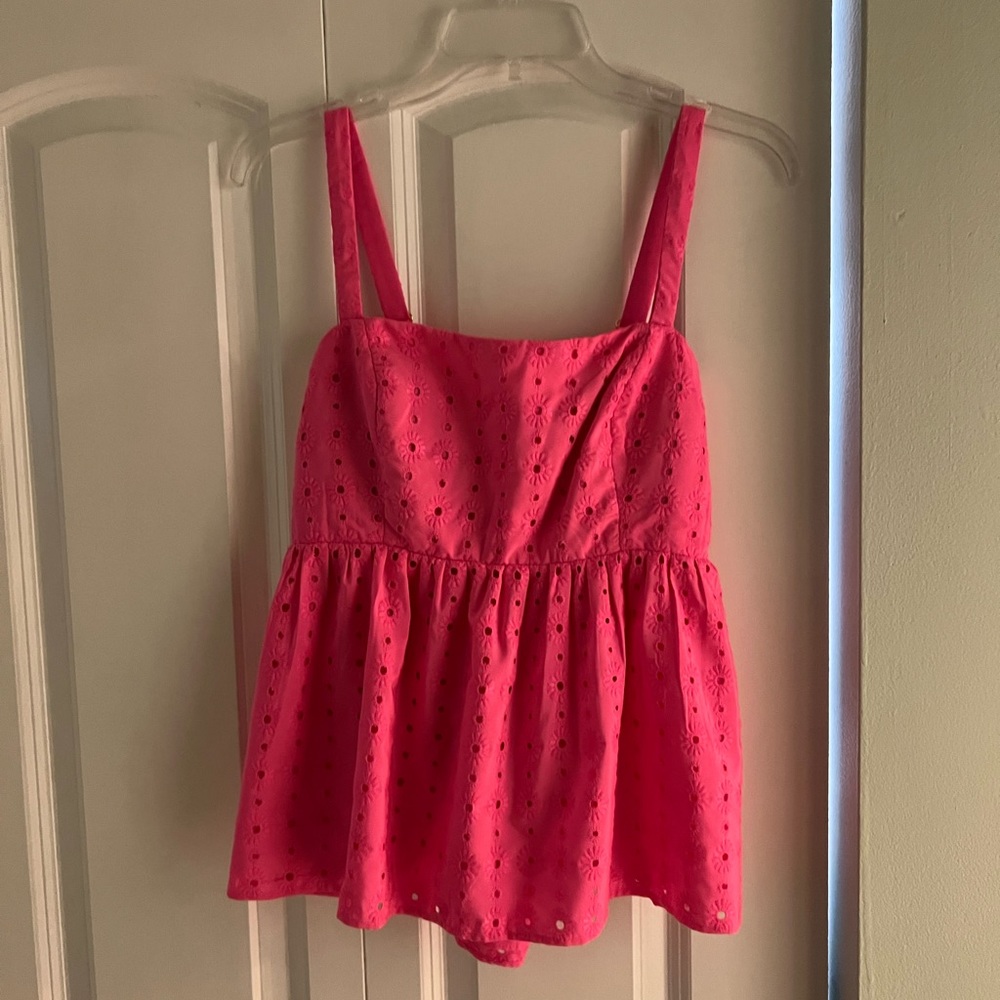 Lily Pulitzer Michela Babydoll Eyelet Cami